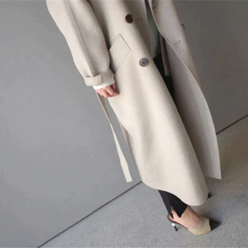 Elowen | Long Wool Coat