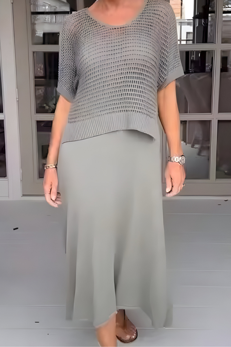 Lieke | Refreshing Summer Dress with Comfortable Knitted Top