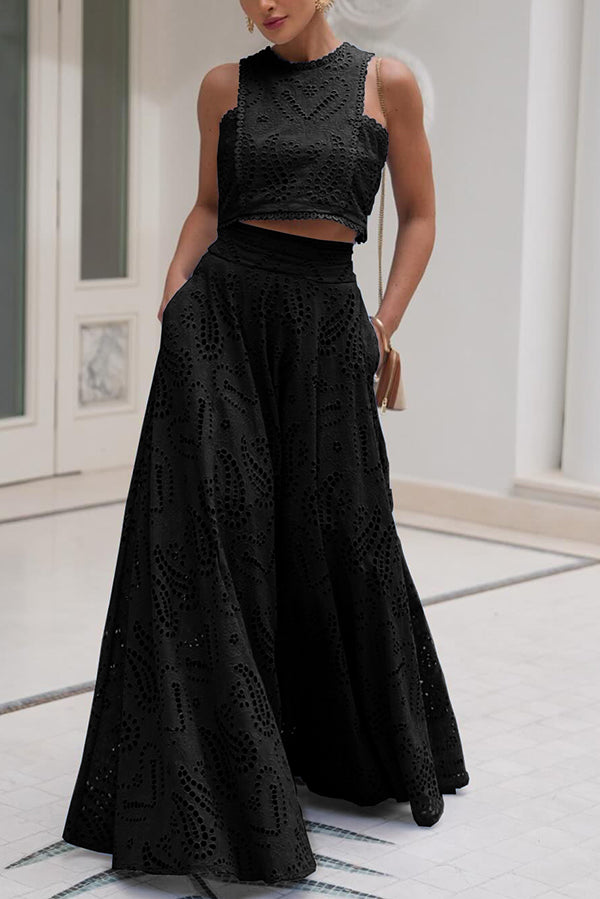 Maura | High waisted lace set