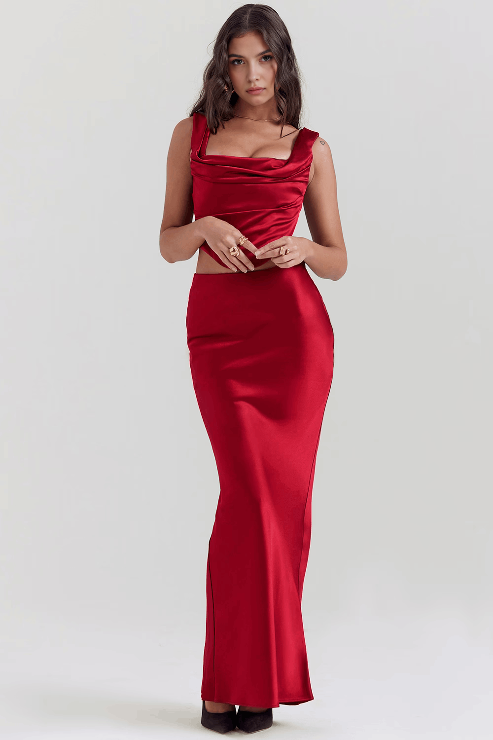 Ivelle | Cut-Out Dress with Slit