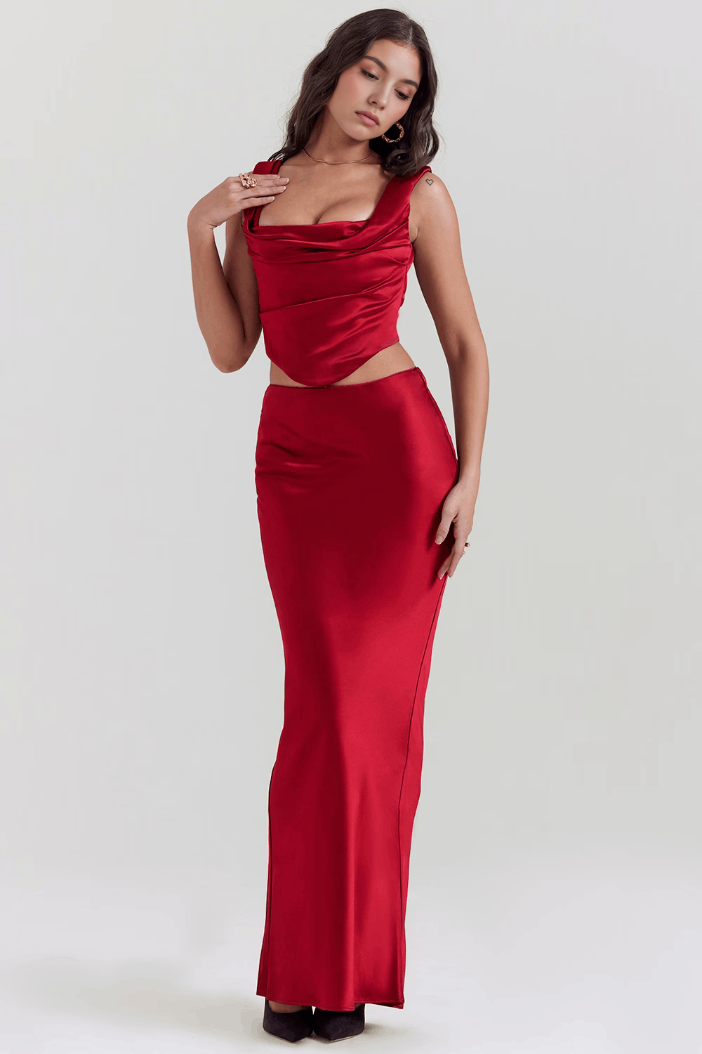 Ivelle | Cut-Out Dress with Slit