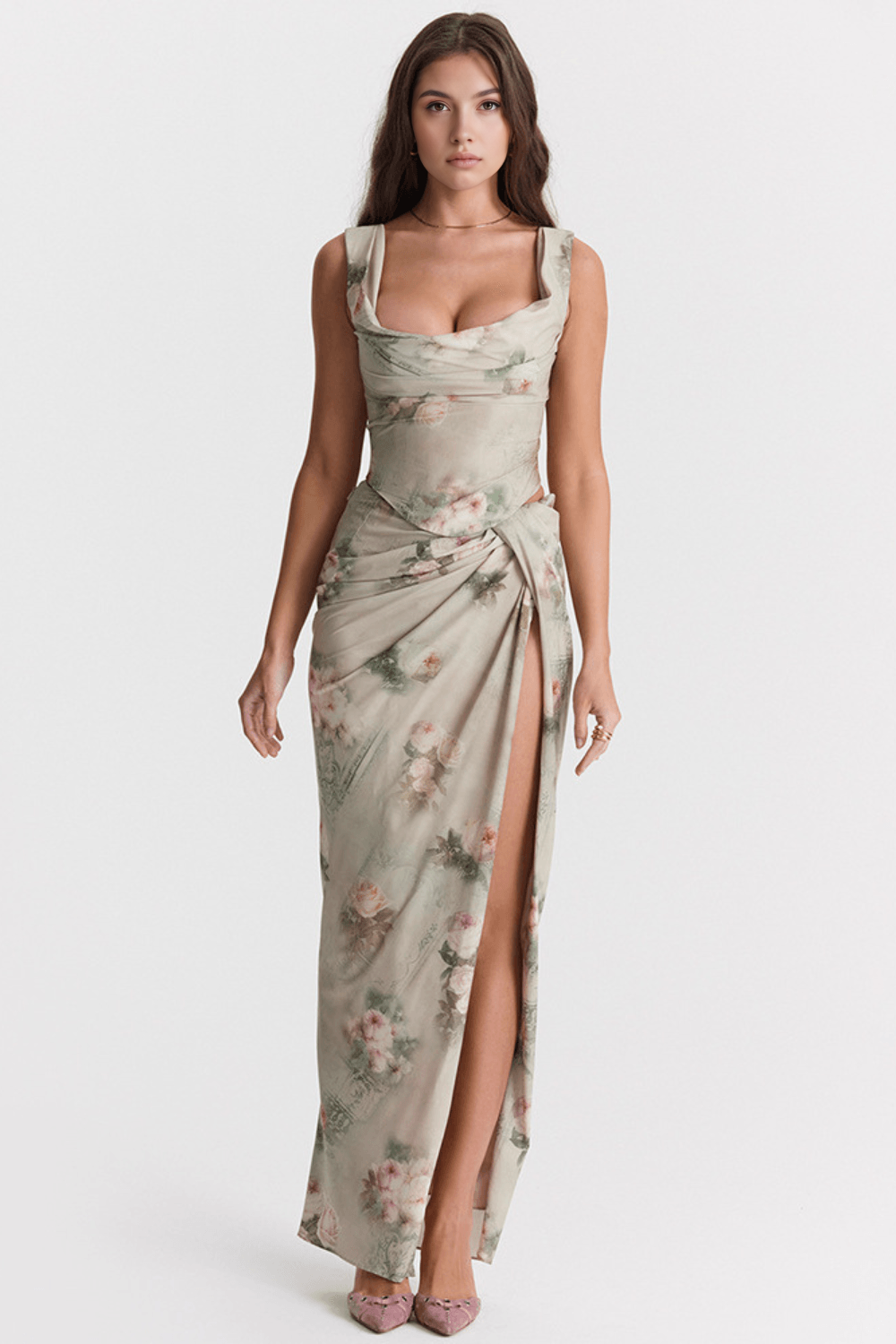 Ivelle | Cut-Out Dress with Slit