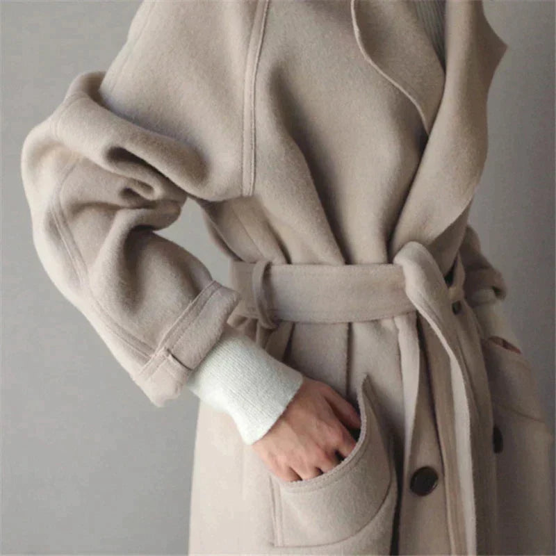 Elowen | Long Wool Coat