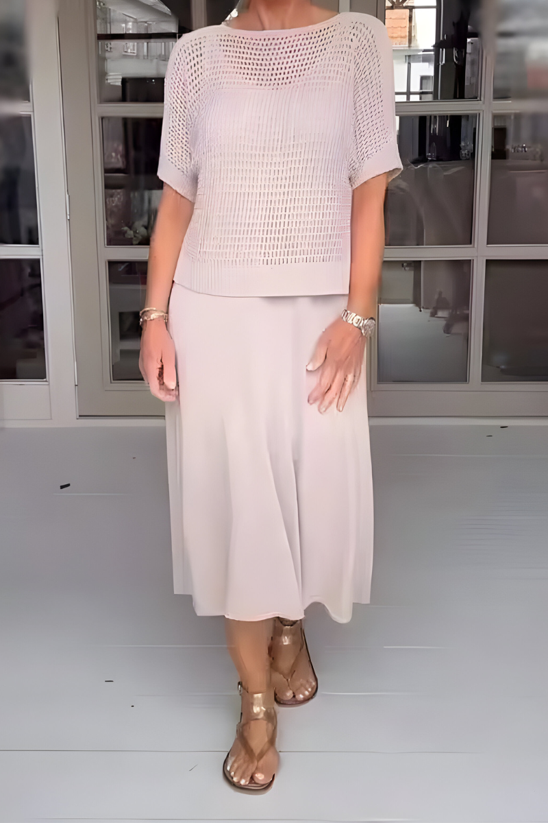 Lieke | Refreshing Summer Dress with Comfortable Knitted Top
