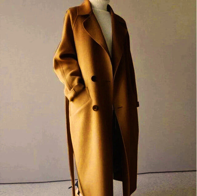 Elowen | Long Wool Coat