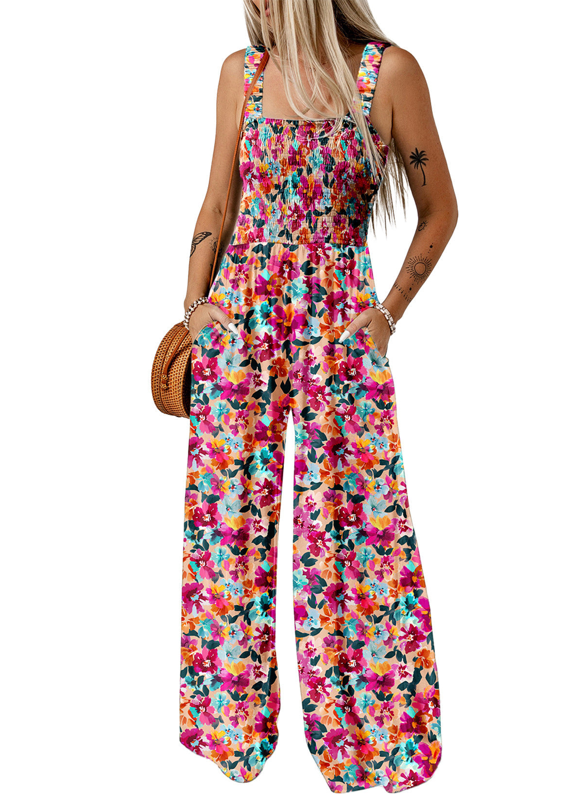 RAFFAELLA | Summer Boho Chic Jumpsuit with Flowing Fit and Elegant Day Style