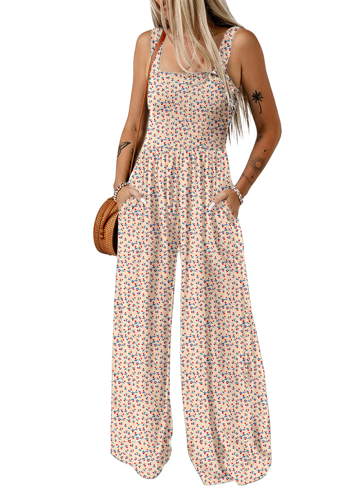 RAFFAELLA | Summer Boho Chic Jumpsuit with Flowing Fit and Elegant Day Style