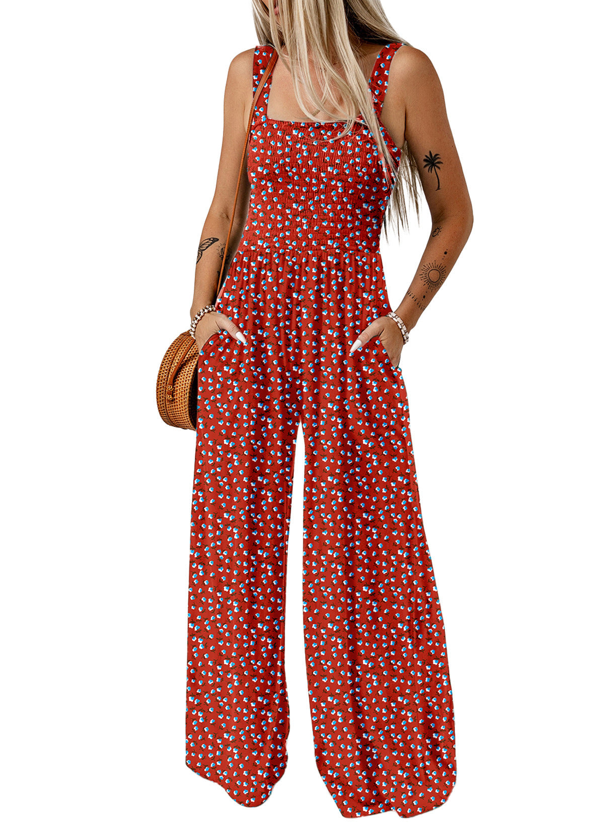 RAFFAELLA | Summer Boho Chic Jumpsuit with Flowing Fit and Elegant Day Style