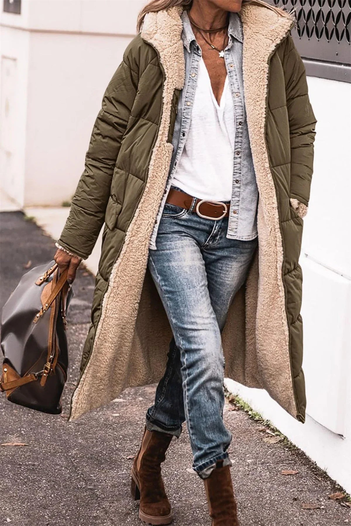 Marije | Warm Padded Jacket with Hood