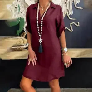 Sophia | Linen Dress