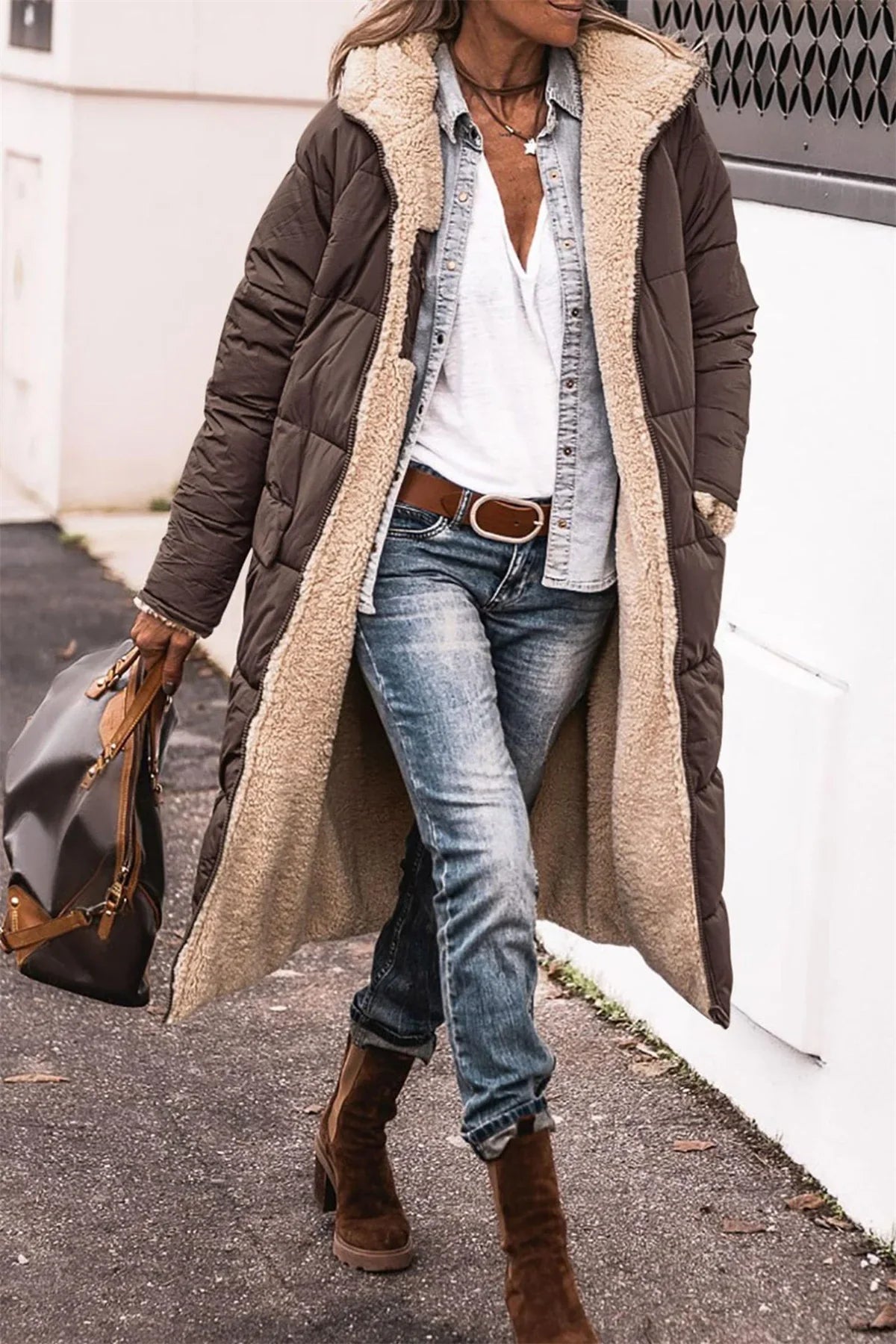 Marije | Warm Padded Jacket with Hood