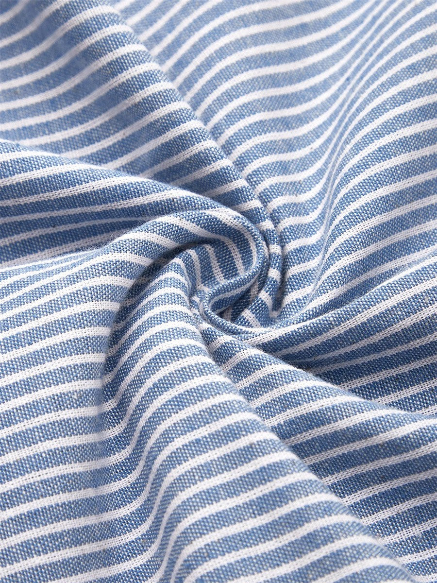 Lemoine | Lenna Striped Cotton Midi Dress