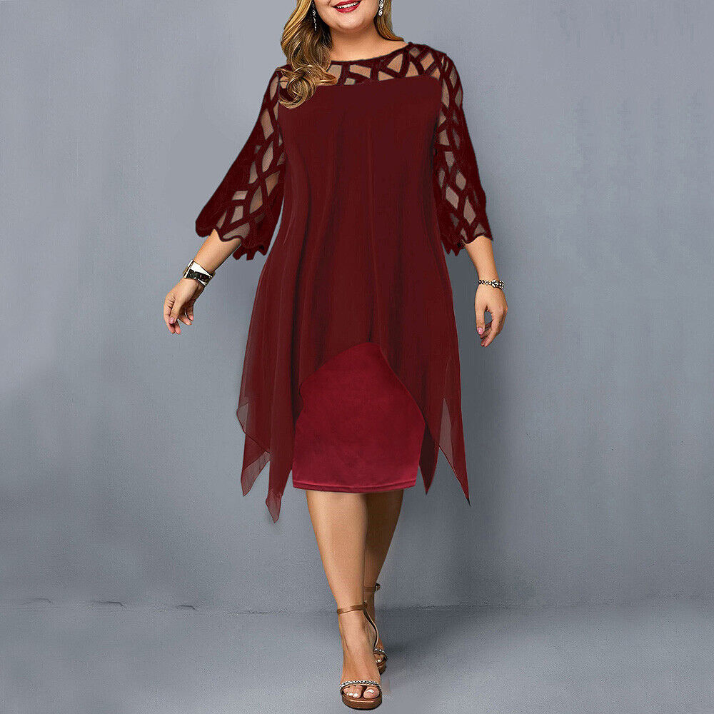 Hailey | Chic Plus Size Midi Dress