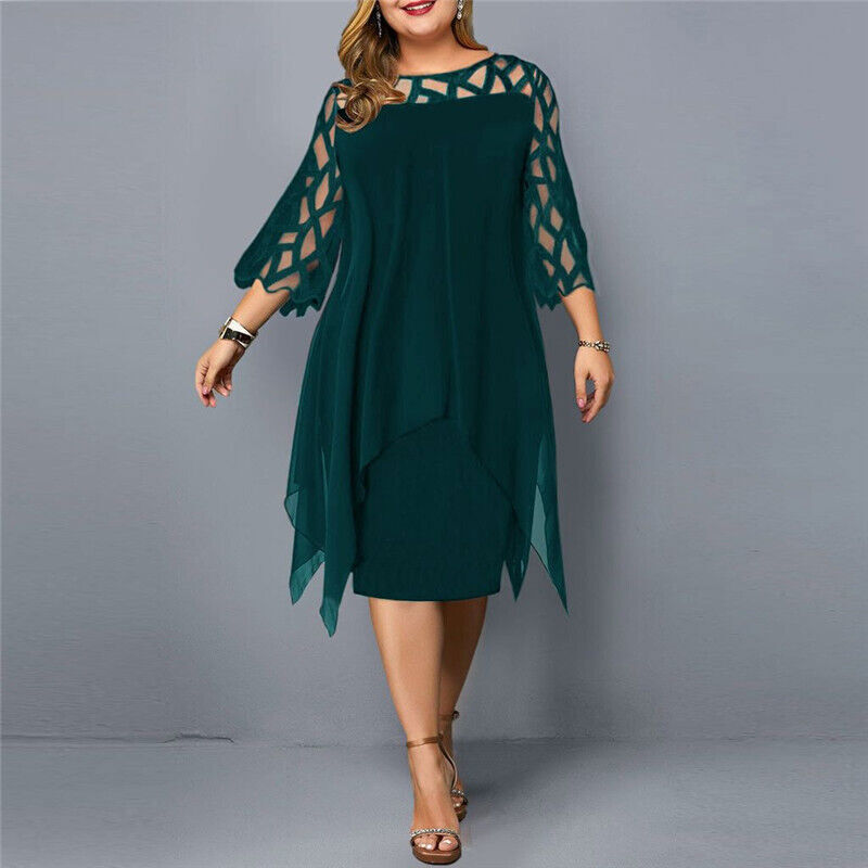 Hailey | Chic Plus Size Midi Dress