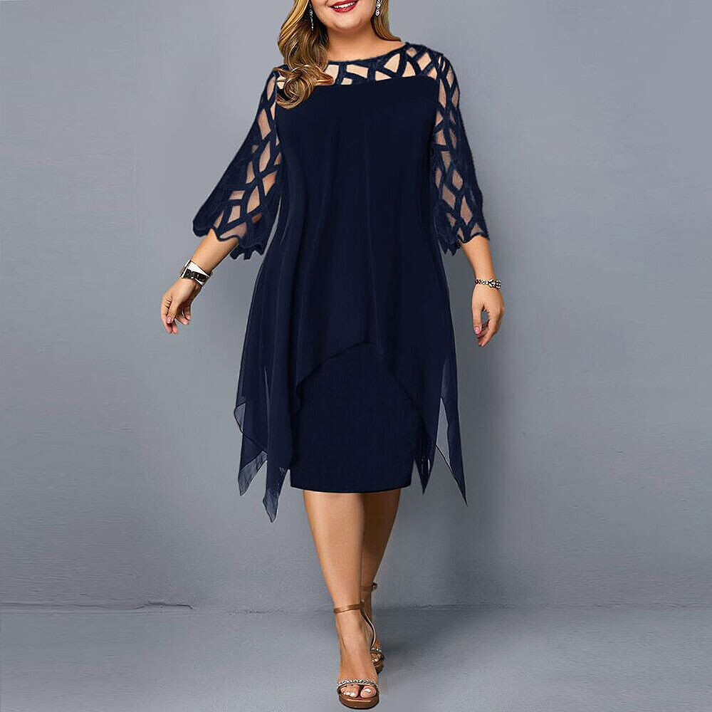 Hailey | Chic Plus Size Midi Dress